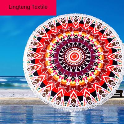 China Best Compressed Beach Custom Designer Personalized Microfiber Beach Towels for sale