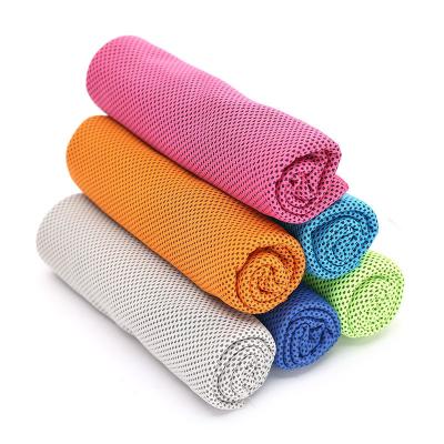 China Super Custom Cheap Wholesale Disposable Ice Cooling Microfiber Sports Instant Microfiber Sports Fitness Microfiber Cooling Towel for sale