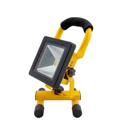 China Theme Park Rohs Dmx Led White COB Flood Lights 10W Bulb With Motion Sensor Rechargeable Spotlight for sale