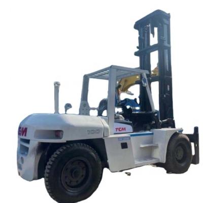 China Garment shops high performance 10ton tcm forklift fd100z8 originally made in Japan / 10ton forklift at low price for sale