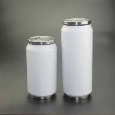 China 350ml/500ml Stainless Steel Double Wall Vacuum Insulated Cola Jar Viable Hot Selling Sublimation Blanks Cola Tank for sale