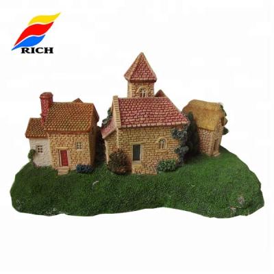 China Europe Custom 3d Building Models Of Houses Polyresin Miniature Tourist Process Souvenirs for sale