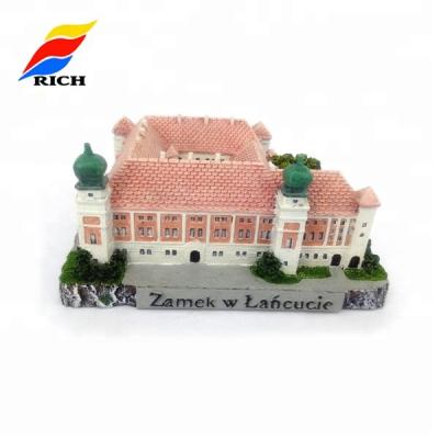 China Custom Famous Europe Resin Miniature 3D Building Models Tourist Souvenir for sale