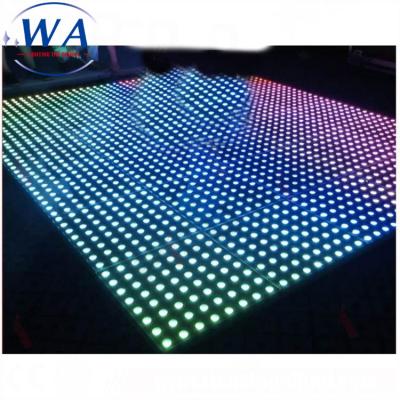 China 3d led starlit dance floor portable colorful led dance floor rgbw digital remote control P25 portable homei led dance floor for sale