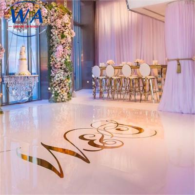 China Cheap portable wooden dance floor plywood 4 by 4 feet wedding dance floor for sale for sale