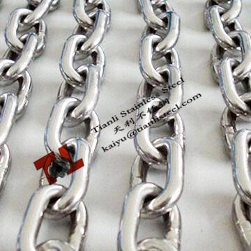 China SUS 304 316 Stainless Steel Janpanese Standard Short Link Chain with diameter 4mm for sale