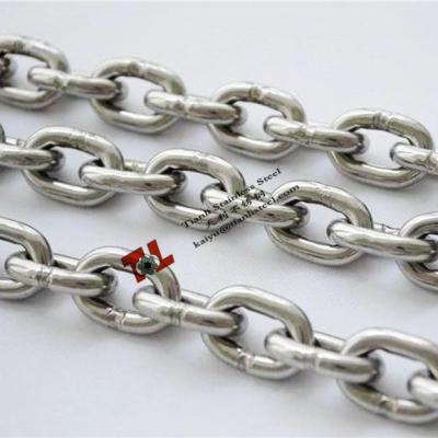 China SUS 304 316 Stainless Steel Janpanese Standard Short Link Chain with diameter 5mm for sale