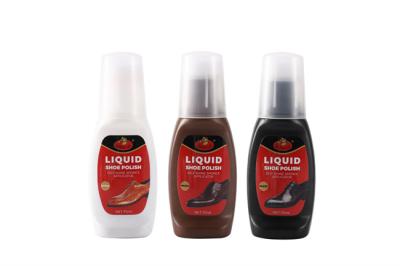 China Zwart Liquid Schoen Poets Bruin Neutraal 75ml Lederschoen Glanzende Olie Onderhoud Te koop