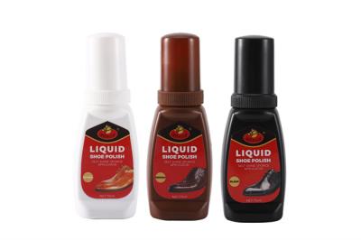 Chine Polissage de chaussure en cuir liquide brun clair Polissage de chaussure instantané 75 ml Volume net à vendre