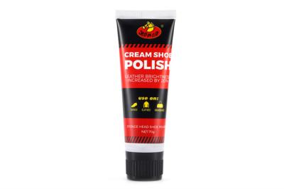 Chine Crème lisse, tube noir, chaussure polonaise, nutriments, cuir lisse, comprenant un applicateur d'éponge à vendre