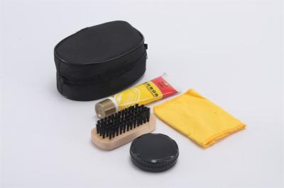 China antique shoe shine brush kit Shoe Shine Sponge Shoe Polish Shoe Brush With Double Corrugated Cardboard Box Packaging OEM for sale