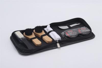 China Shoe Shine Kit Shoe Polishing Kit For Shoes Includes Shoe Polish Brush Shoe Horn Customization Of Accessories for sale