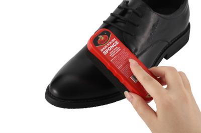 China Shoe Shine Sponge Strip Slender Quick And Effective Shoe Cleaning Leather Care Polish OEM for sale