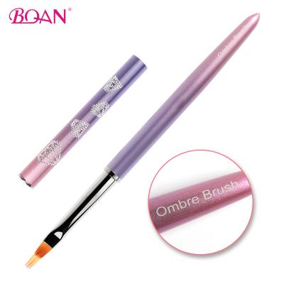 China Beauty Care Make Tools Liner Brush 2021 Single Head Snowy Nail Art Handle Painting Ombre Design Pink Red Green Colorful Acrylic Brush for sale