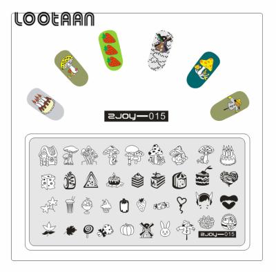 China Nail Art New Design Nail Plate Stamping Wholesale Cheap Customized Logo Nail Art Stamp Factory for sale