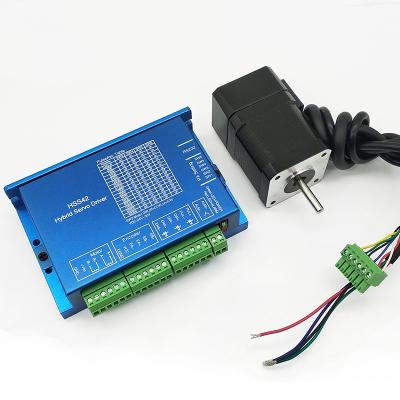 China CNC Easy Loop Step Set Servo Motor Hybrid Closed Kit with Encoder for Router NEMA 17 Motors Brake 42HSE05N-D24 for sale