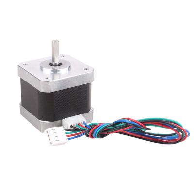 China NEMA 17 Stepper Motor 1.8 NEMA 17 Micro Stepper Motor Hybrid 2 Phase NEMA 17 Stepper Motor 56oz-in 42HS34-0404 for sale