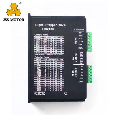 China CNC 2 phase stepper motor driver controller DM860D for nema23 and nema34 stepper motor for sale