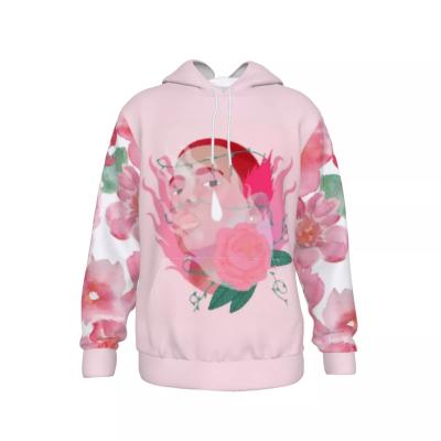 China QUICK DRY Drop Shipping Apparel Products 2020 Customs 100% Raglan Sleeve Cotton 3D Hoodies Printing Pink Winter Pullover Hoodie for sale