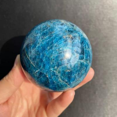 China China Robin Home Decoration Crystal Wholesale Big Blue Apatite Sphere for Home Decoration for sale