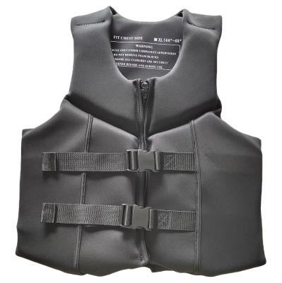 China Durable Floation Foam Private Label Custom Mens High Buoyancy Polyester Neoprene With PVC Or EPE Foam Plus Size Kayak Canoe Boat Life Jacket Vest for sale