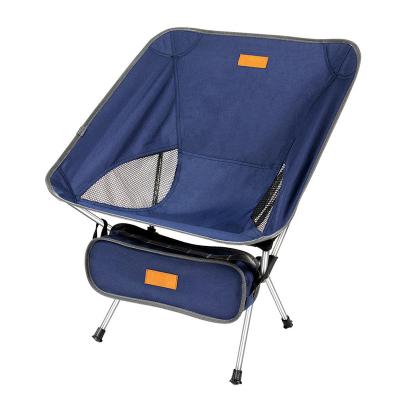 China Max Load Capacity 120kg Range Ultralight Backrest Ultralight Upgraded Oxford Moon Chairs For Camping Lawn for sale