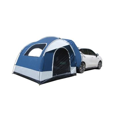 China Diagonal tie type outdoor camping Van Rear Tent of the newest family suv car tent travel foldable car tent for sale