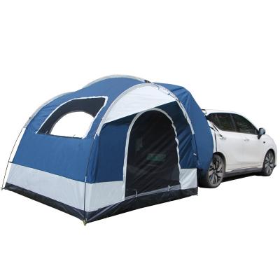 China Kikako Outdoor Portable Folding Rear Tent Sun Proof Car RV Poles SUV Aluminum Tent Camping For 4 Persons for sale