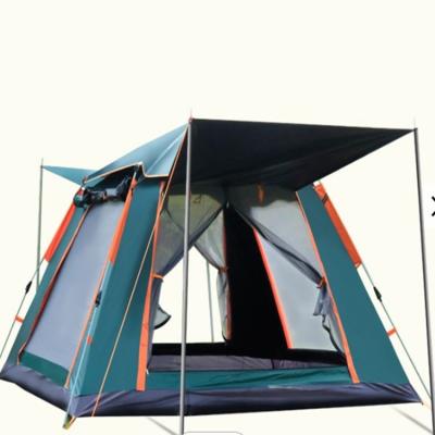 China European 2-3 People Portable Waterproof Luxury High Wind Resistant Family Camping Tent Diagonal Tying Type for sale