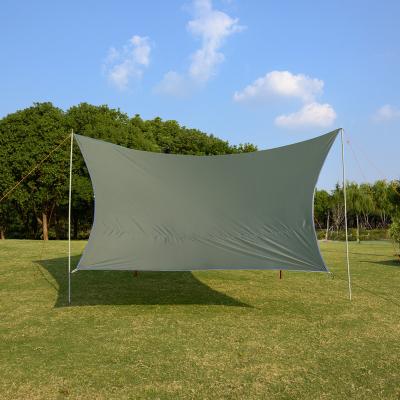 China Hexagonal Foldable Connectable Sokeface Stable Polyester Rain Canopy And Sun Protection Canopy Tents for sale