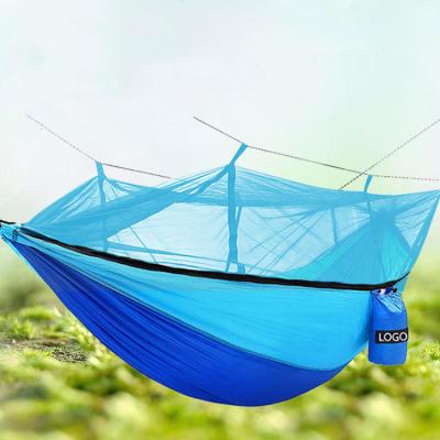 China Anti-MosquitoHammock Comfortable Outdoor Nylon Portable Single Lightweight Mosquito Net 210T Hammock for sale