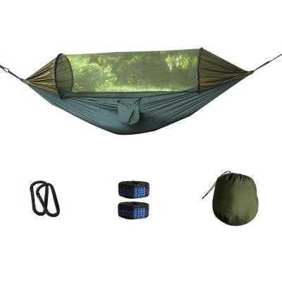 China Quick-opening comfortable outdoor automatic hammock mosquito net portable lightweight hammock for camping for sale