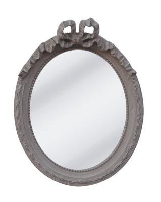 China French Country Mirror special-shaped wall mirror decoration wood frame antique taupe  Luxury french country Customization for home  daily  life for sale