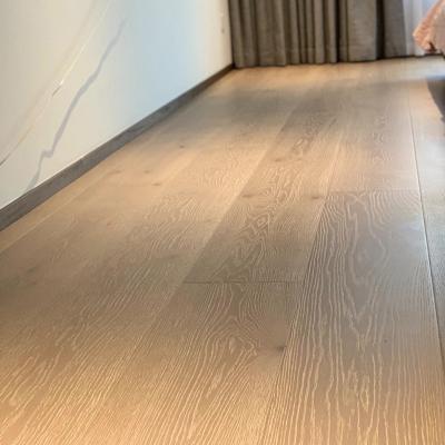 China Industrial High Quality Gray 3 Layer Oak Engineered Hardwood Flooring for sale