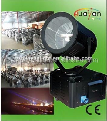 China Hot Sale 1KW~7KW White Outdoor Motor Head Beam Search Light 5KW Sky Tracker Waterproof Light for sale