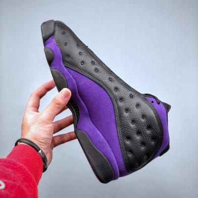 China 2022 Fashion Trend Aj13 Mens Running Shoes Sports Nk Sneakers Trend 13 High Quality Retro Court Purple Basketball Shoes for sale