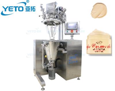 China YETO-10L 20L 30L High Shear Vacuum Cosmetic Mixer Cosmetic Cream Emulsifier Homogenizer Making Machine Cosmetics Production Equipment for sale