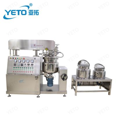 China Stainless Steel Tank Vacuum Emulsifier Homogenizer Liquid Mixing Mixer For Tomato Sauce Cream Ointment Emulsifying Machine for sale