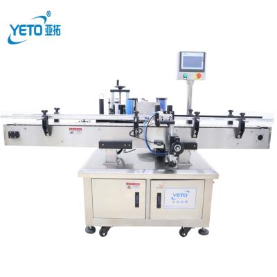 China YETO Automatic Food Glass Bottle Round Shape Labeling Machine Pneumatic Transparent Plastic Price for sale