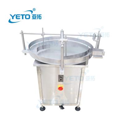 China Food Stainless Steel Round Bottle Unscrambler Feeding Bottles Transfer Equipment for sale