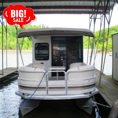 China Sustainable Kinocean Pontoon Houseboat for sale