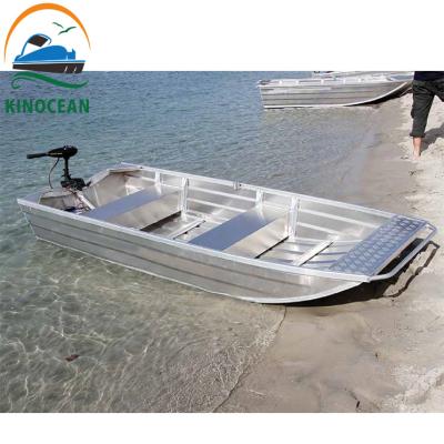 China KinOcean 16ft Fishing/Recreation Welded Flat Jon Boat With Motor Option for sale