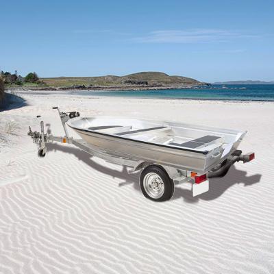 China Aluminum Spring Kinocean Small Boat Trailer Price With Berths And Axles for sale