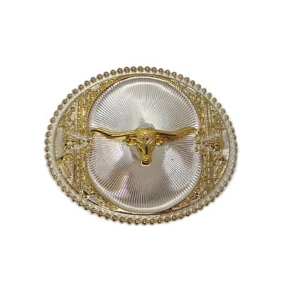 China Western Press Buckle Belt Buckles With Conchos Fashion Metal Buckle for sale