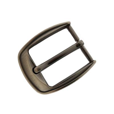 China Pin Buckle Custom Belt Accessories 40mm Wear Zinc Alloy Straps Single Pin Metal Belt Buckle for sale