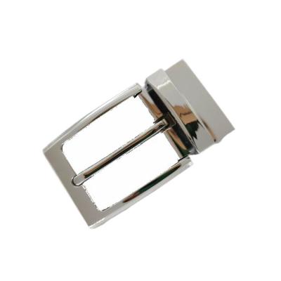 China Pin Buckle High Quality Manufacturers 35mm Zinc Alloy Mirror Pin Reversible Belt Buckle for sale