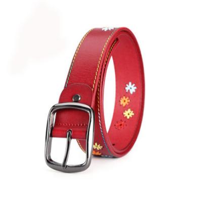 China Retro Buckle Pure Leather Belt Pin Cowhide Cowhide Casual Super Pull Jeans Belt for sale