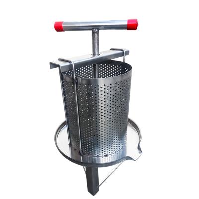 China Hotels Sale Beekeeping Equipment For Beekeeper Stainless Steel With Honey Barrel Honey Wax Presser for sale