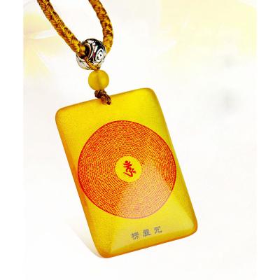 China Custom Thai Amulet in Gold Thangka Crust Incantation Latest Divine Necklace Buddhism Special Custom Religious Pendant for sale