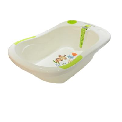 China Plastic PP Baby Bathtub With Thermometer Infant Bathtub With Bath Chair for sale